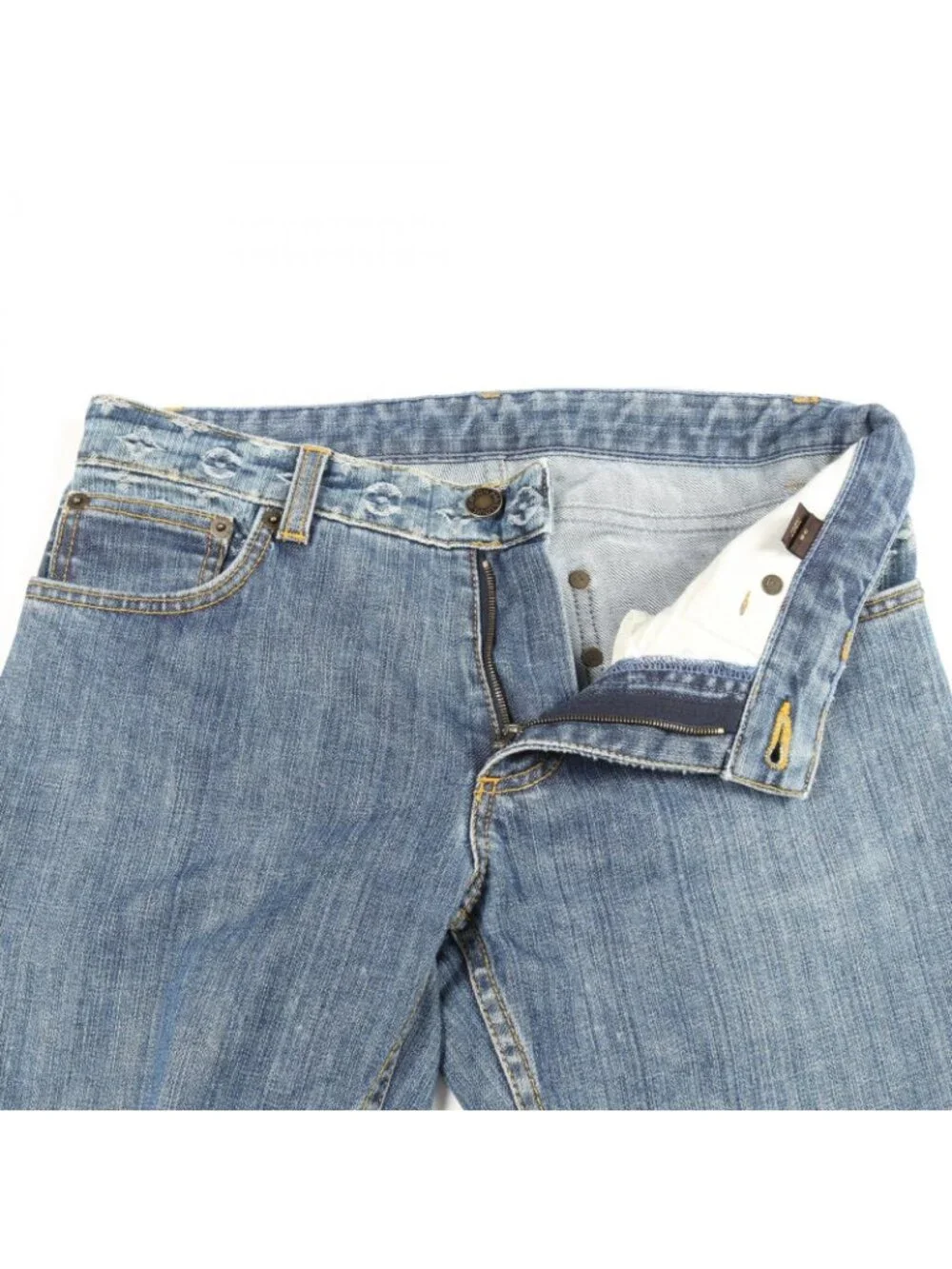 Louis Vuitton Denim Pants Monogram Cotton Jeans